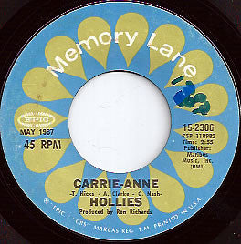 The Hollies : He Ain't Heavy, He's My Brother / Carrie Anne (7", RE)