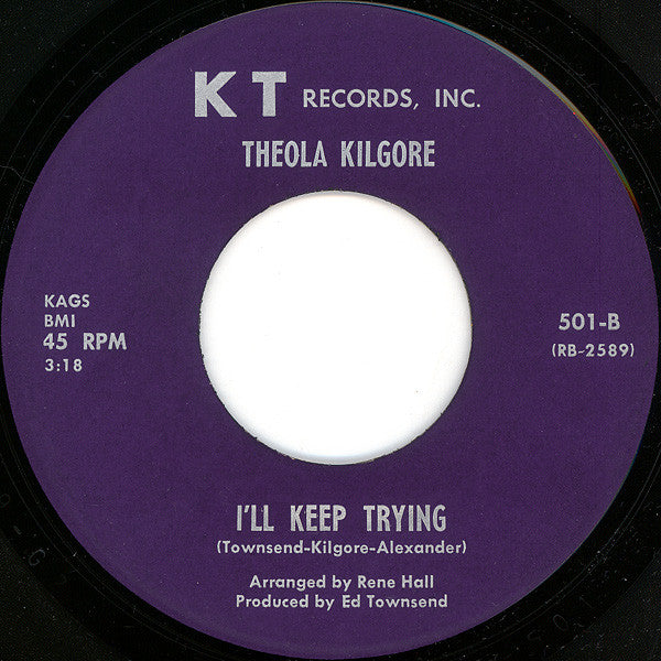 Theola Kilgore : He's Coming Back To Me / I'll Keep Trying (7", Single)