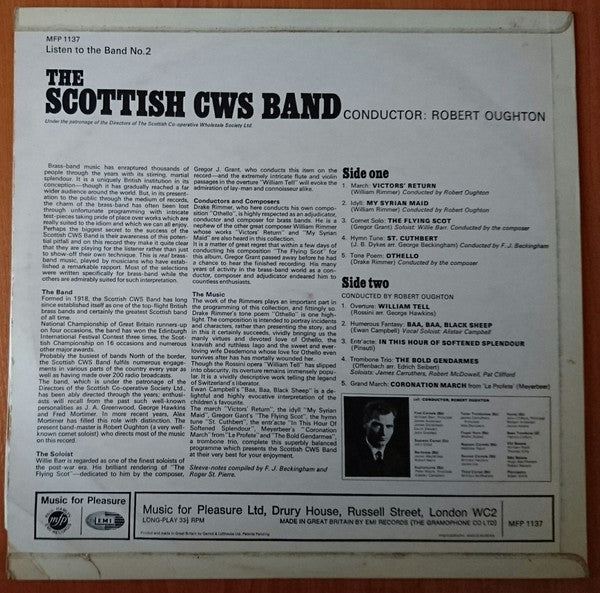 The Scottish CWS Band : Listen To The Band No. 2 (LP, Mono)