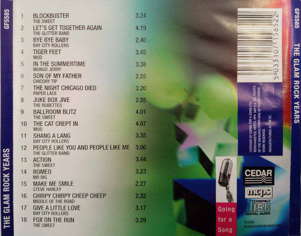 Various : The Glam Rock Years (CD, Comp)