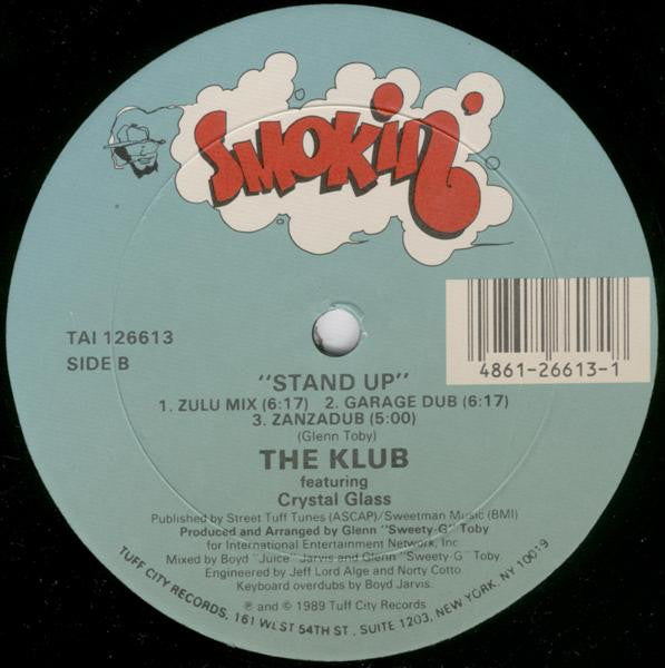 The Klub Featuring Crystal Glass : Stand Up (12")