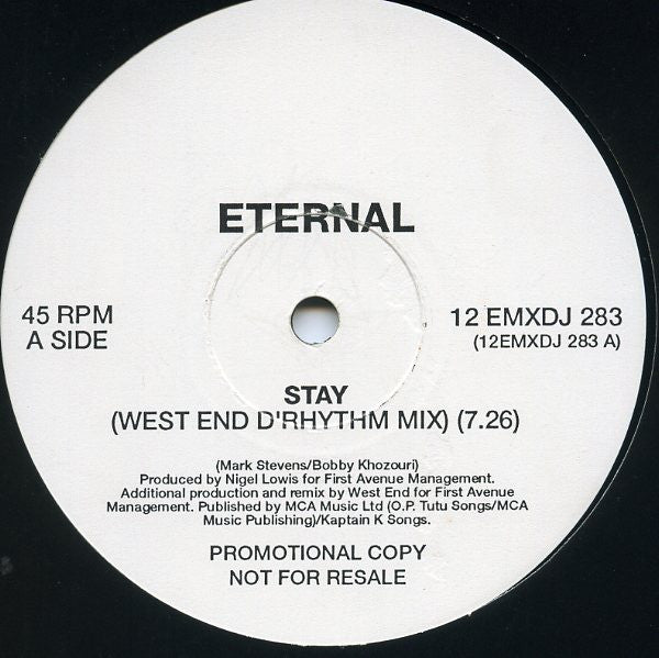 Eternal (2) : Stay (12", Promo)