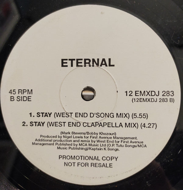 Eternal (2) : Stay (12", Promo)