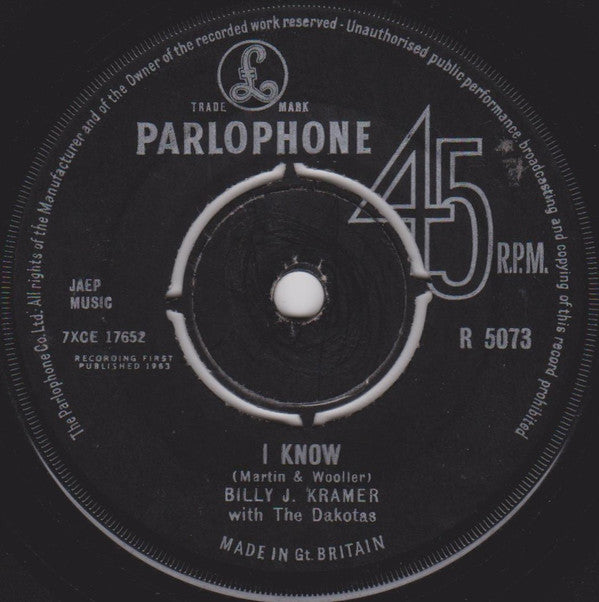Billy J. Kramer & The Dakotas : I'll Keep You Satisfied (7", Single)