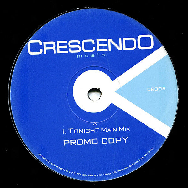Crescendo : Tonight (12", Promo)