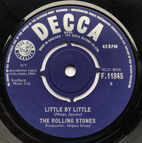 The Rolling Stones : Not Fade Away (7", Single)