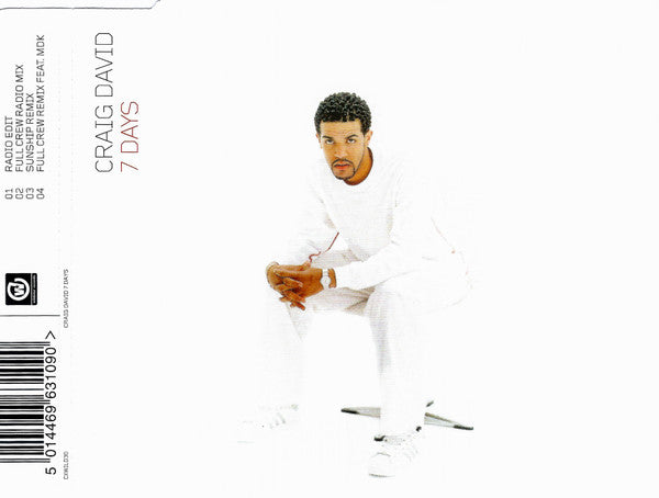 Craig David : 7 Days (CD, Single)