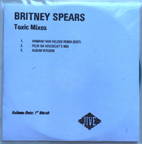 Britney Spears : Toxic (Mixes) (CDr, Promo)