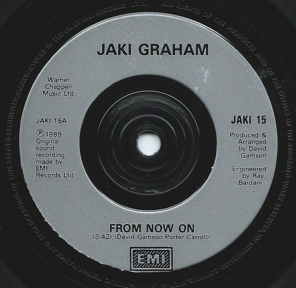 Jaki Graham : From Now On (7", Single)