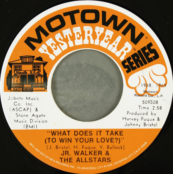 Junior Walker & The All Stars : These Eyes / What Does It Take (To Win Your Love) (7", Single, RE)