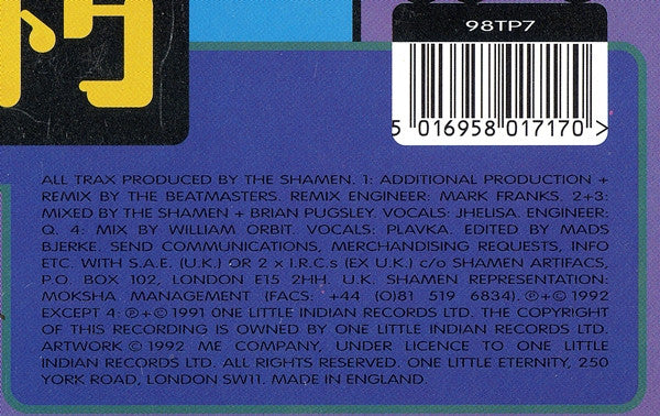 The Shamen : Phorever People (7", Single)