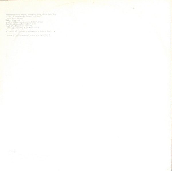 Cassius Henry Featuring Freeway : The One (12", Promo, 4/4)