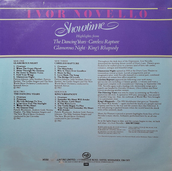 Ivor Novello : Showtime (2xLP, Comp)