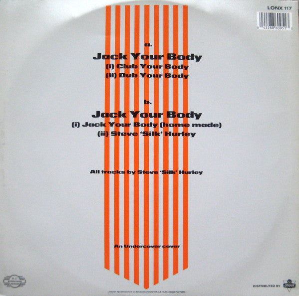 Steve "Silk" Hurley : Jack Your Body (12", Single, Pic)
