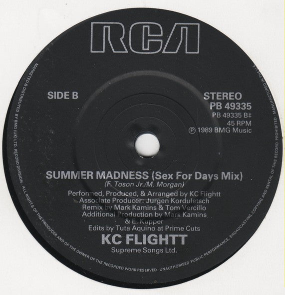 KC Flightt : Summer Madness (7")