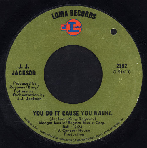 J.J. Jackson : Too Late (7", Single, Styrene)