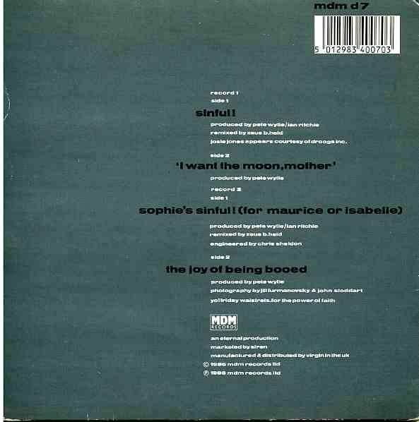 Pete Wylie : Sinful! (2x7", Ltd)