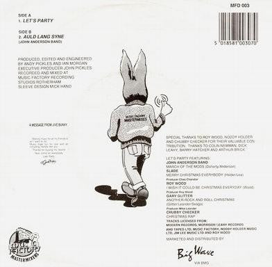 Jive Bunny And The Mastermixers / The John Anderson Band : Let's Party / Auld Lang Syne (7", Single, Lar)