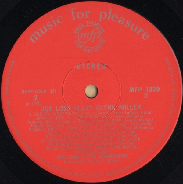 Joe Loss & His Orchestra : Joe Loss Plays Glenn Miller (LP, Album)