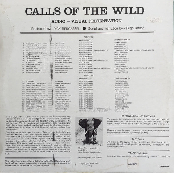 No Artist : Calls Of The Wild (LP)