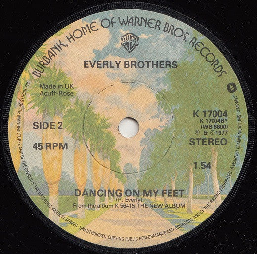 Everly Brothers : Silent Treatment (7")