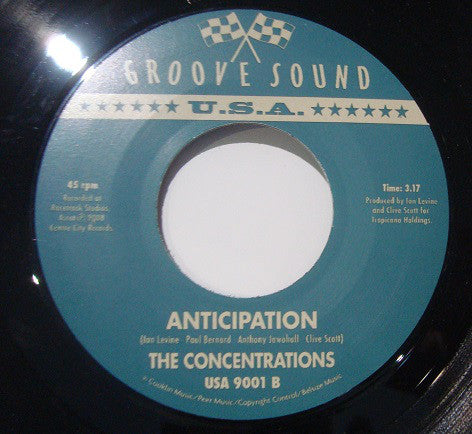 The Concentrations : My Word Of Honour / Anticipation (7", Ltd)