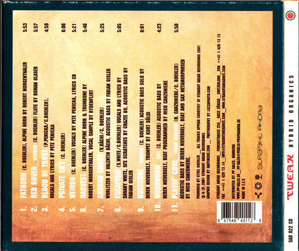 Tweak : Hybrid Organics (CD, Album)