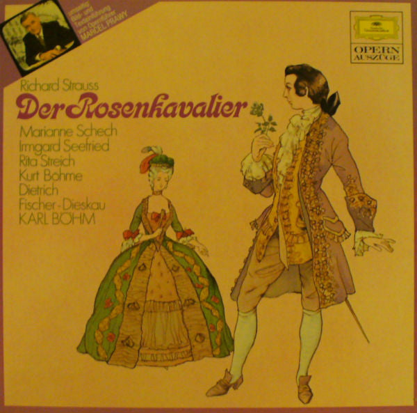 Richard Strauss - Marianne Schech, Irmgard Seefried, Rita Streich, Dietrich Fischer-Dieskau, Kurt Böhme, Staatskapelle Dresden, Karl Böhm : Der Rosenkavalier (LP, RE)