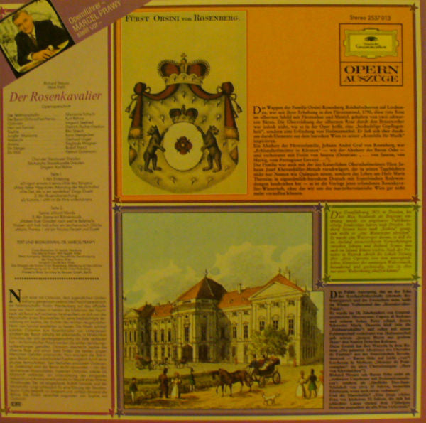 Richard Strauss - Marianne Schech, Irmgard Seefried, Rita Streich, Dietrich Fischer-Dieskau, Kurt Böhme, Staatskapelle Dresden, Karl Böhm : Der Rosenkavalier (LP, RE)