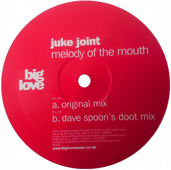 Juke Joint : Melody Of The Mouth (12")