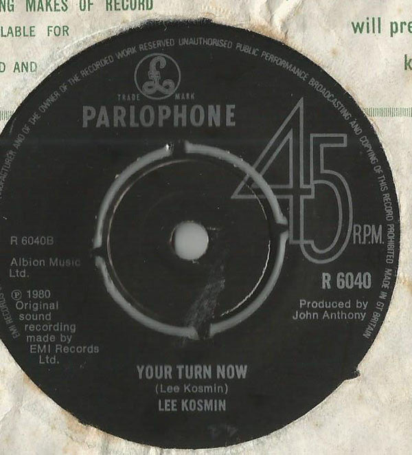 Lee Kosmin : You Are The One For Me (7", Single)