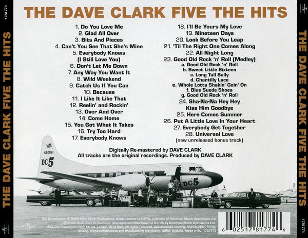 The Dave Clark Five : The Hits (CD, Comp, RM, Sli)