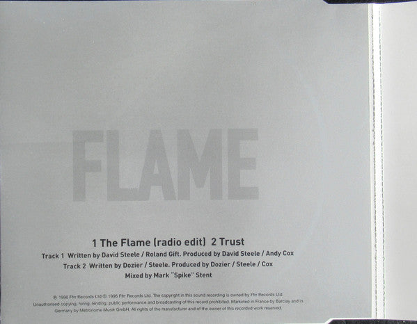 Fine Young Cannibals : The Flame (CD, Single)