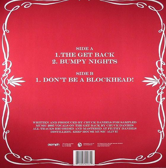 Chuck Daniels : The Get Back E.P. (12", EP)