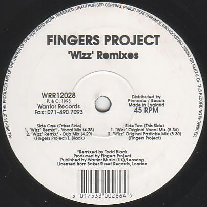 Fingers Project : 'Wizz' Remixes (12")