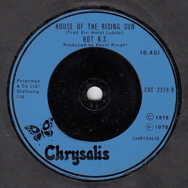 HOT R.S. : House Of The Rising Sun (7")