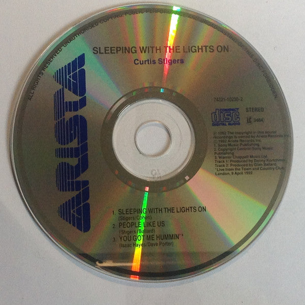 Curtis Stigers : Sleeping With The Lights On (CD, Single)