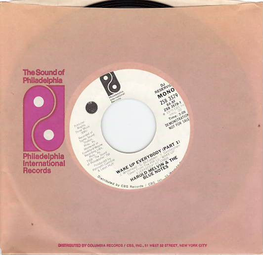 Harold Melvin & The Blue Notes* : Wake Up Everybody (7", Promo, Styrene, DJ )