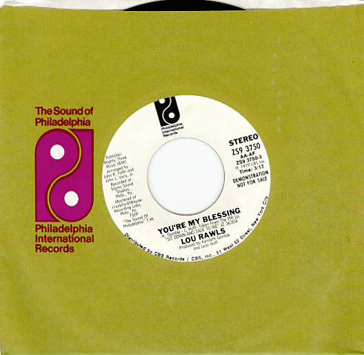 Lou Rawls : You're My Blessing (7", Promo)