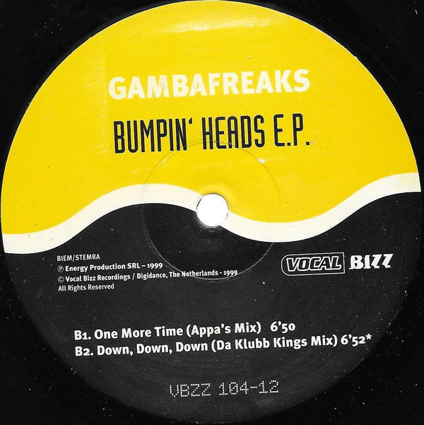 Gambafreaks : Bumpin' Heads E.P. (12", EP)