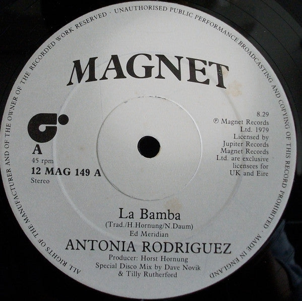 Antonia Rodriguez : La Bamba (12", Gre)