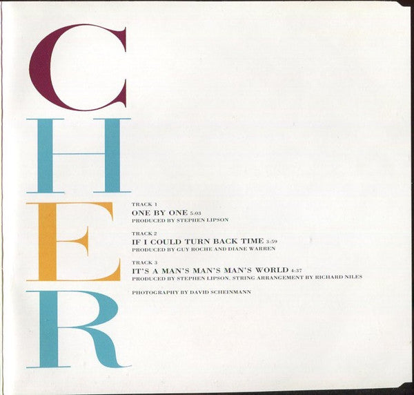 Cher : One By One (CD, Single)