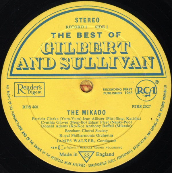 Gilbert & Sullivan \\ Royal Philharmonic Orchestra, James Walker (3) : The Best Of Gilbert & Sullivan (3xLP + Box)
