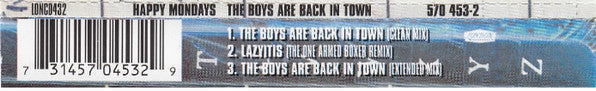 Happy Mondays : The Boys Are Back In Town (CD, Single)