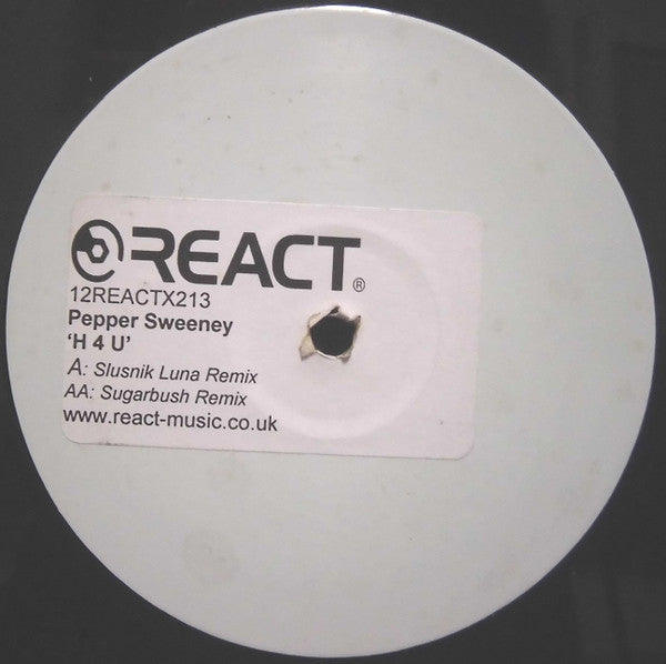 Pepper Sweeney : H 4 U (12", W/Lbl, Sti)