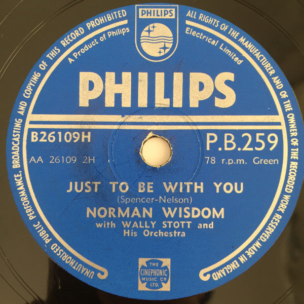 Norman Wisdom : Young At Heart / Just To Be With You (Shellac, 10")
