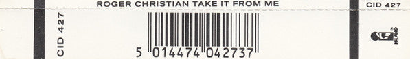 Roger Christian (2) : Take It From Me  (CD, Maxi)