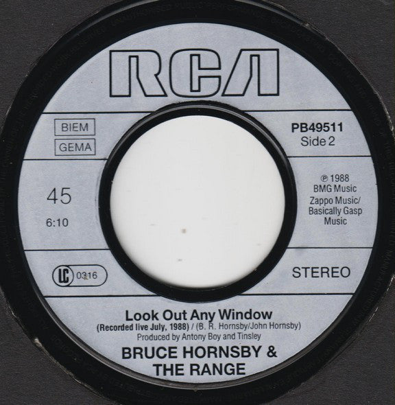 Bruce Hornsby And The Range : Defenders Of The Flag (7", Single)