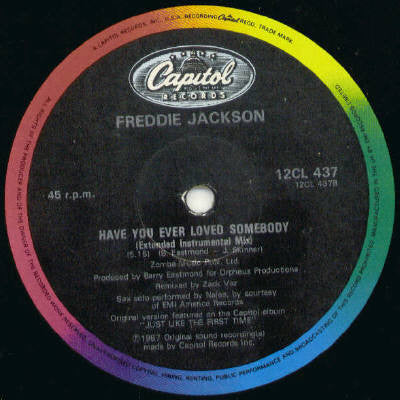 Freddie Jackson : Have You Ever Loved Somebody (12", Rai)