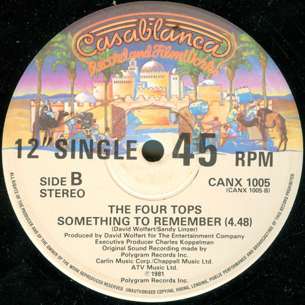 Four Tops : When She Was My Girl (12", Single)